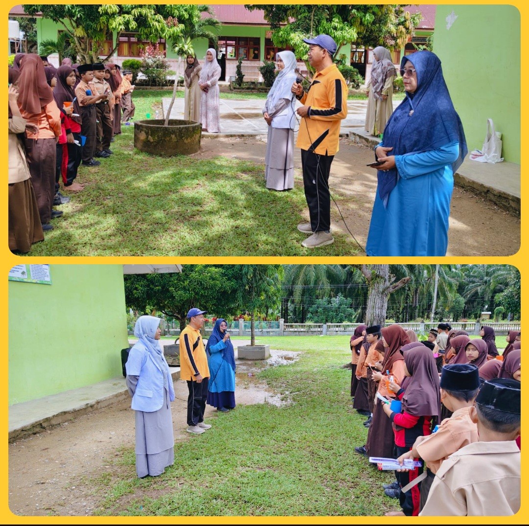 Cek Kesehatan Gratis Di MIN 7 Aceh Tamiang Oleh Puskesmas Sekerak
