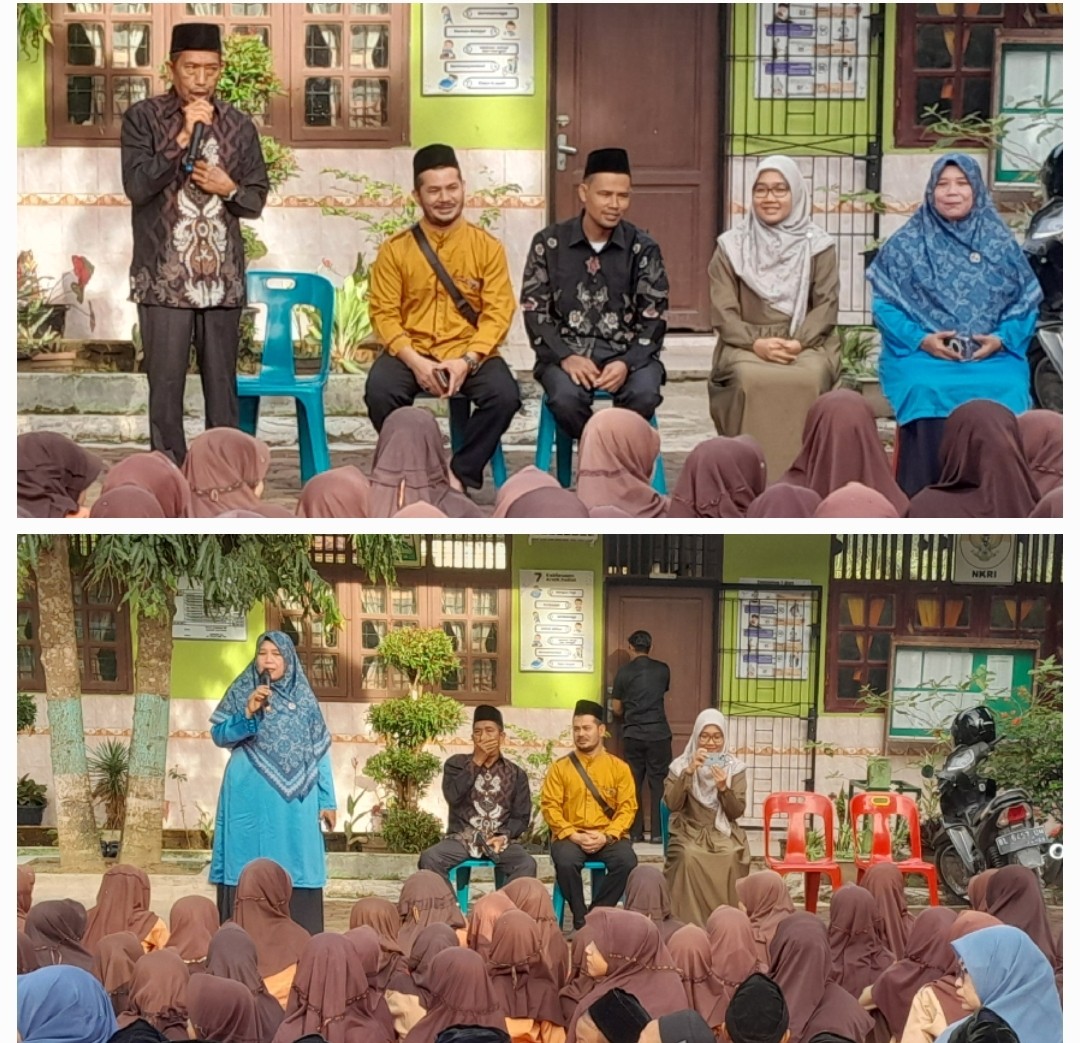 Pembinaan Dari KUA Sekerak Oleh Bapak Zainul Abidin, S. HI Tema Suri Tauladan Nabi Muhammad SAW